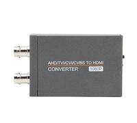 Adaptador Convertidor AHD TVI CVI CVBS a HDMI, Full HD 720P 1080P 3MP 4MP 5MP 8MP BNC a HDMI Adaptador de Video para Monitor HDTV DVR, Convierta TVI CVI AHD CVBS BNC Señal de Video a HDMI