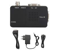 Adaptador convertidor BNC S-Video a VGA HD Adaptador convertidor para computadora PC Monitor Enchufe de la UE