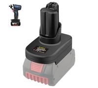 Adaptador convertidor BS18BS12 para Bosch 18 V a 12 V Li-Ion para herramientas eléctricas, adaptador de batería para el sistema de baterías Bosch 18 V GBA a 12 V Li-Ion para herramientas eléctricas de