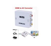 Adaptador convertidor de audio y video compuesto HDMI a AV RCA CVBS hdmi2av