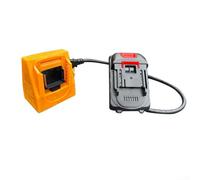 Adaptador convertidor de batería de herramienta eléctrica 2/4/6 ranuras compatible con BL1830 BL1840 BL1850 BL1860 que ofrece soporte de interfaz de batería múltiple (a)