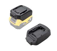 Adaptador convertidor de batería para 18V 20V BL1830 a batería Worx 20V 6 pines, negro
