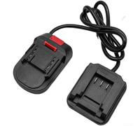 Adaptador convertidor de batería para herramientas Dayi de 18 V - Conector de taladro inalámbrico ABS resistente con clip para cinturón - Negro 11,9 cm (convertidor 09081)