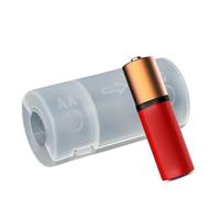 Adaptador Convertidor De Batería | Separador para Convertidor De Baterías | Adaptador AA-C Compacto Transparente para Coche, AutoY