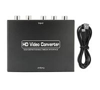 Adaptador Convertidor de Componente a HDMI, YPbPr a HDMI Coverter R L, Compatible con Convertidor de Audio y Video 1080P para DVD a Monitor HDTV