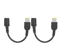 Adaptador convertidor de conector para Lenovo ThinkPad Slim Tip Adaptador de interfaz de alimentación Convierte puerto redondo a cuadrado con