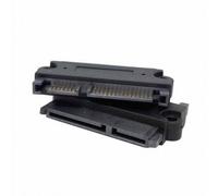 Adaptador convertidor de extensión SATA22Pin7+15Macho a SATA22P7+15Hembra de 2,5 pulgadas (CY3.5") con orificios para tornillos.