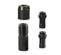 Adaptador convertidor de herramientas roscado para amoladoras angulares 5/8-11, función de herramienta como amoladoras rectas equipadas con adaptador de amoladora de pinzas de 3 mm y 6 mm