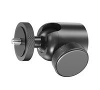 Adaptador convertidor de rosca de 3/8 a 1/4 apto para cámaras de acción DSLR, proyectores, trípode, fotografía y soportes de teléfono, adaptador de cabeza esférica para soporte de teléfono