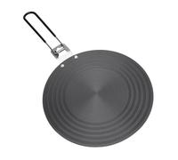 Adaptador convertidor de sartén - Placa de inducción de 9,45 pulgadas, mango plegable, construcción duradera, conducción eficiente del calor para ollas de aluminio y cerámica de hierro fundido |