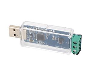Adaptador convertidor de USB a bus CAN, módulo USB a CAN con chip no aislado y indicador de estado con LED de 3 colores, compatible con una velocidad de baudios de 1 M para softwar