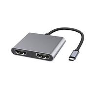 Adaptador convertidor de vídeo USB tipo C a HUB 4K 30Hz para pantalla USB C de 5 Gbps