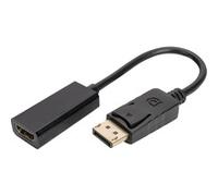 Adaptador / Convertidor DisplayPort > HDMI negro