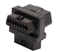Adaptador convertidor divisor de puerto OBD Adaptador convertidor extensor de diagnóstico 16 pines macho a hembra doble para vehículo ABS