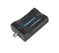 Adaptador convertidor HDMI a coaxial, compatible con antenas de TV, admite salida de video HD 1080P/720P, compatible con monitores de vigil