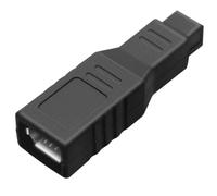 Adaptador convertidor IEEE1394a a IEEE1394b, transmisión de alta velocidad para dispositivos Firewire 400 a 800 con función Plug and Play sencilla.