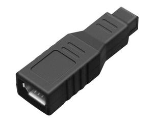 Adaptador convertidor IEEE1394a a IEEE1394b, transmisión de alta velocidad para dispositivos Firewire 400 a 800 con función Plug and Play sencilla.