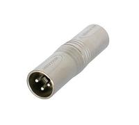 Adaptador Convertidor Neutrik NA3MM De 3 Pines XLR Macho A 3 Pines XLR Macho