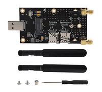 Adaptador Convertidor NGFF M.2 a Adaptador USB3.0 con Ranura para Tarjeta SIM Lector de Tarjeta Conector de Empuje con Antena Conector de Tornillo para módulo 3G 4G 5G Compatible