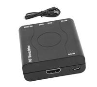 Adaptador convertidor Plug Play compatible con frecuencia VHF y compatibilidad HDCP 1.4, adecuado para transmisión de video estable modulador NTSC RF