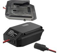 Adaptador convertidor reductor de batería de 18 V para DCB200, BL1815B, BL1820B, BL1840B y otras baterías de herramientas eléctricas de 18 V, salida dual de 12 V/5 - 13 V, 10 A máximo, ≥95% (para 48