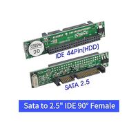 Adaptador convertidor serie IDE a SATA de 2,5 pulgadas, puerto IDE hembra de 40 pines a SATA hembra de 2,5 pulgadas, 1,5 Gbps, compatib