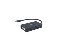 Adaptador convertidor USB-C 3.1 a HDMI/Dvi/Vga Mutiport 152983