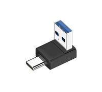Adaptador convertidor USB C macho a USB 3.1 macho para carga más rápida y velocidad de transmisión de datos de hasta 10 Gbps, conector USB C