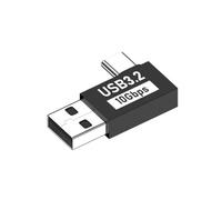 Adaptador convertidor USB C macho a USB 3.1 macho para una carga más rápida y velocidad de transmisión de datos de hasta 10 Gbps, USB C a concentrador USB