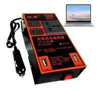 Adaptador convertidor USB DC a gusano, inversor de cargador para coche | Suministros de vehículos para teléfonos móviles de carga rápida, maquinillas de afeitar, refrigeradores de coche, tabletas,