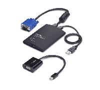 StarTech.com - Adaptador Crash Cart USB a VGA/ Mini DisplayPort para Portátil - Consola KVM de Portátil - Transferencia de Fiche
