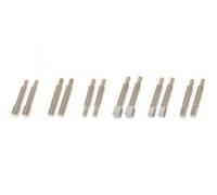 Adaptador cuadrado, 10 mm, paquete de 2, cromado