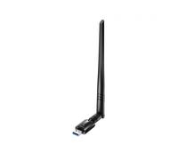 Cudy WU1400 AC1300Mbps WiFi Antena USB 3.0 WiFi Adaptador para PC, WiFi Dongle, 5Ghz /2.4Ghz, Antena de Alta Ganancia de 5dBi, Soporte Windows 7/8/8.1/10, Mac OS, Linux