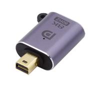 Adaptador CY Mini DisplayPort 1.4 macho a DP hembra 8K 60 Hz Ultra HD UHD 4K 144 Hz 7680*4320 para monitor de PC/portátil