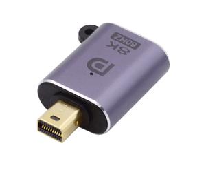 Adaptador CY Mini DisplayPort 1.4 macho a DP hembra 8K 60 Hz Ultra HD UHD 4K 144 Hz 7680*4320 para monitor de PC/portátil