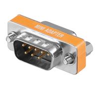Adaptador d-sub9 macho-hembra null modem cruzado
