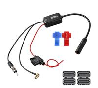 Adaptador Dab+FM 3 En 1 para Radio De Coche Antena FM Dab Transmisión Digital SMB A DIN Amplificador De Antena para Estéreo De Coche Compatible con Sony Pioneer Kenwood Y Blaupunkt