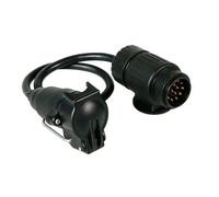 Adaptador De 13 A 7 Polos Para Caravana Remolque Camiones 13M 7F