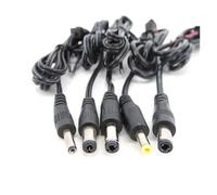 Adaptador de 1M y 2 pines, Cable adaptador corriente salida, enchufe macho CC, 100cm, 5,5x2,5mm,5x..1, 4,0x1,7mm, 3,5x1,35mm, flexible reparación ESSEIEIE(DC 5.5x2.5mm)