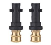Adaptador de 2 piezas, conector de alta presión, conector de enlace rápido, adaptador de manguera de pistola de agua, compatible con limpiadores de alta presión K2, K3