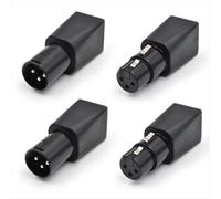 Adaptador de 4 conectores RJ45 Ethernet a XLR de 3 pines