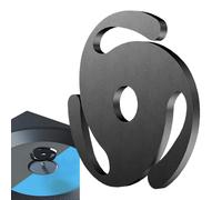 Adaptador de 45 discos - Inserto ligero de aluminio de 45 rpm, piezas de tocadiscos de grabación, para entusiastas de la música en el hogar, cafetería, entusiastas de la música en interiores y