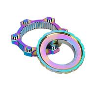 Adaptador de 6 pernos a bloqueo central, centro de bloqueo central, piezas de freno de bicicleta para ciclismo, viajes, camping, deportes, entrenamiento, aventura al aire libre, mochilero, picnic