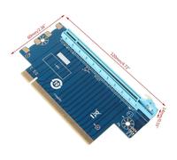 Adaptador de 90 grados para tarjeta gráfica PCI Express 16X Riser PCIe para host 1U/2U de 4/6 cm