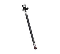 Adaptador de abrazadera ajustable de 1/4 a triple barra de extensión para cámaras deportivas y estabilizadores, fibra de carbono, ajustable, ligero, compatible con varios soportes y trípodes