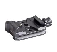 Adaptador de abrazadera de cambio rápido para estabilizadores de trípode con Arcas Swisses Standard y soportes de doble rosca. Placa de liberación rápida mecanizada
