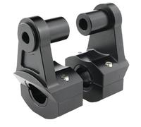Adaptador De Abrazadera De Montaje para Motocicleta De 22 Mm, para Z800 KLE500 Vulcan KLR650 V-sys 650 1000 ER-5 KLX400 KX65 KX80 V-sys-X 250 Alzador de Manillar