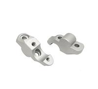 Adaptador de Abrazadera elevada para Manillar de Motocicleta, Montaje de Manillar para R Nine R9T 2014-2021 Accesorios Tubo dirección(Plata)