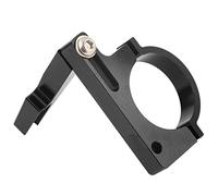 Adaptador de Abrazadera para Desviador Delantero de Bicicleta, Aleación de Aluminio Ultraligero, Plegable, Negro o Rojo - Resistente al Óxido, Ajustable para Mayor Comodidad, (negro)