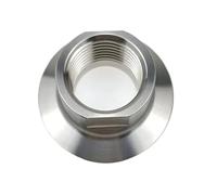 Adaptador de abrazadera triple con anillo roscado que se puede atornillar una llave for plomería y tuberías(1")